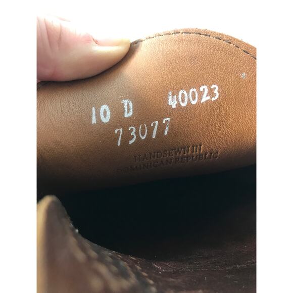 Allen Edmonds Men’s 10D Boulder Venetian Driving Moccasin Loafers Brown - Picture 10 of 11